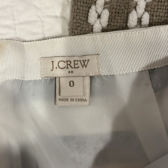 J.Crew Metallic Striped City Mini Skirt Multi 0 - Picture 3 of 3